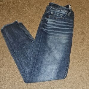 BKE Parker - Size 25 - Raw Hem/button-fly Jeans